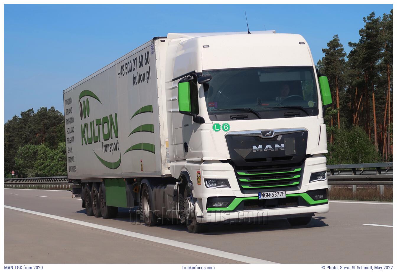 MAN TGX from 2020 Photo May 2022