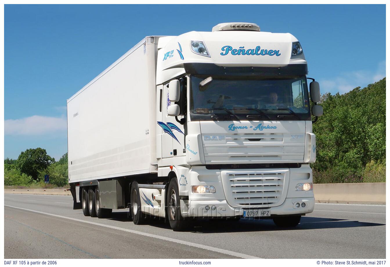 DAF XF 105 à partir de 2006 Photo mai 2017