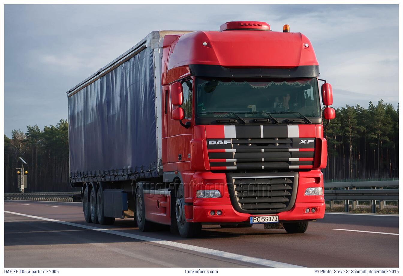 DAF XF 105 à partir de 2006 Photo décembre 2016