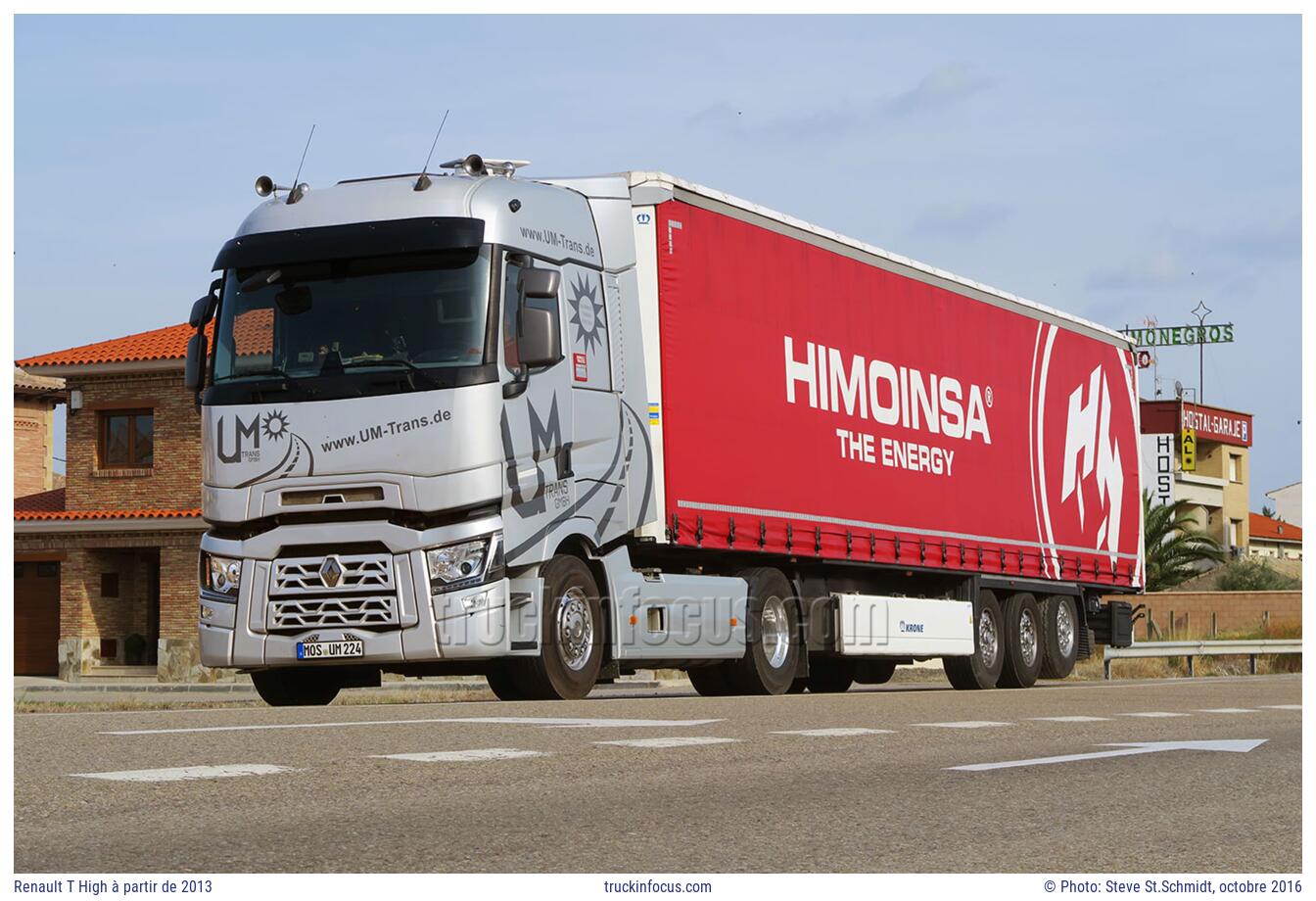 Renault T High à partir de 2013 Photo octobre 2016