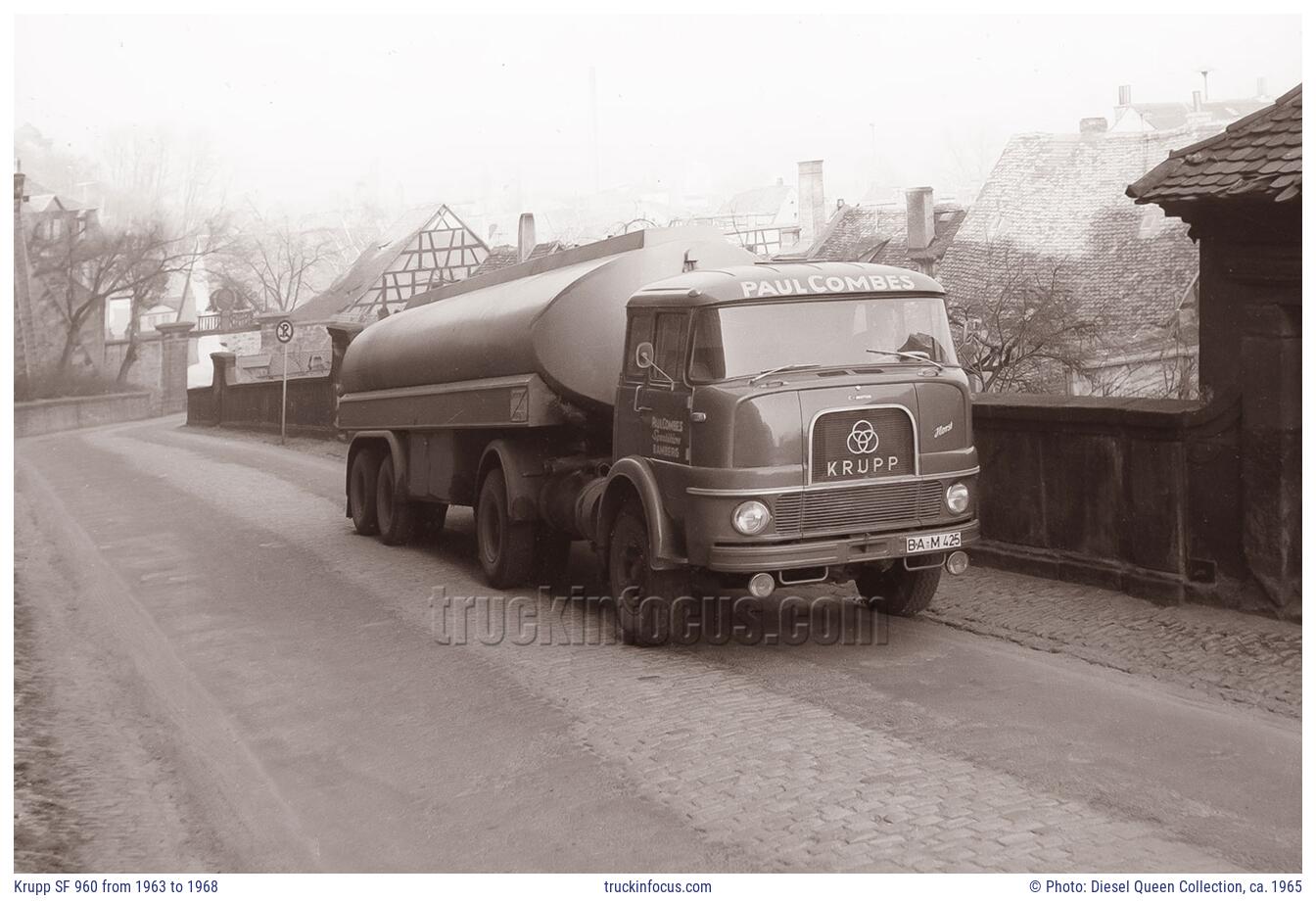 Krupp SF 960 from 1963 to 1968 Photo ca. 1965
