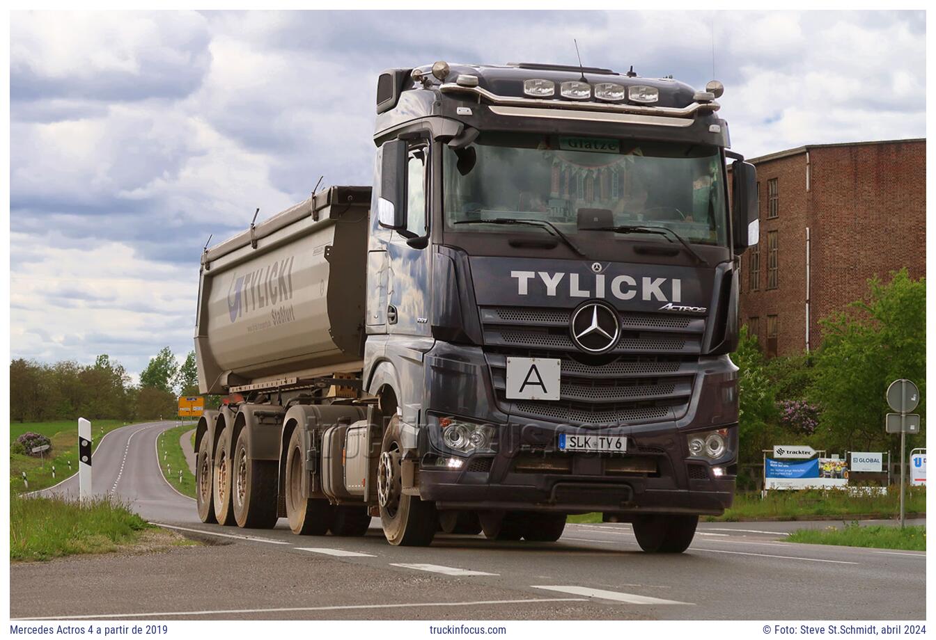 Mercedes Actros 4 a partir de 2019 Foto abril 2024