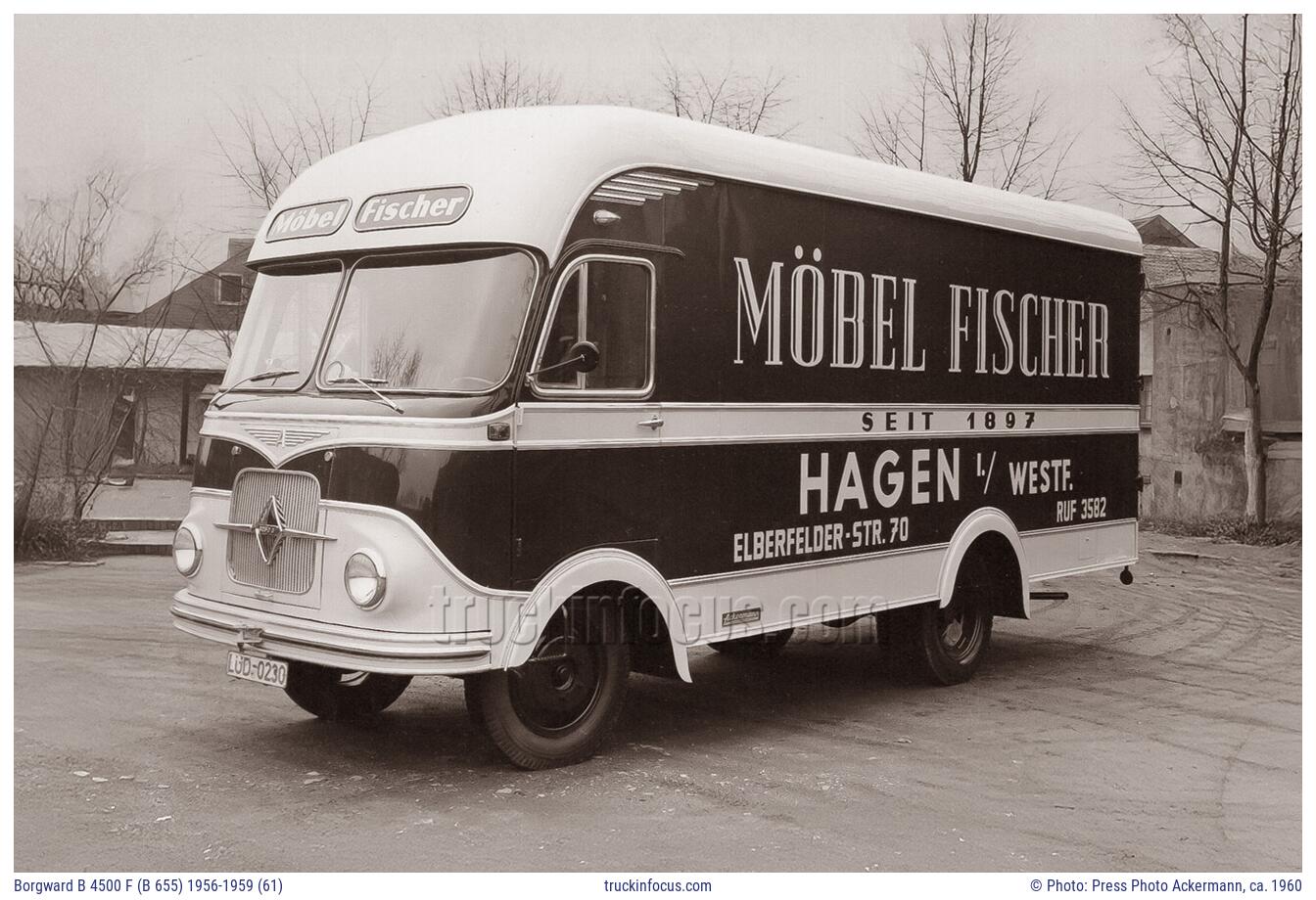 Borgward B 4500 F (B 655) 1956-1959 (61) Photo ca. 1960