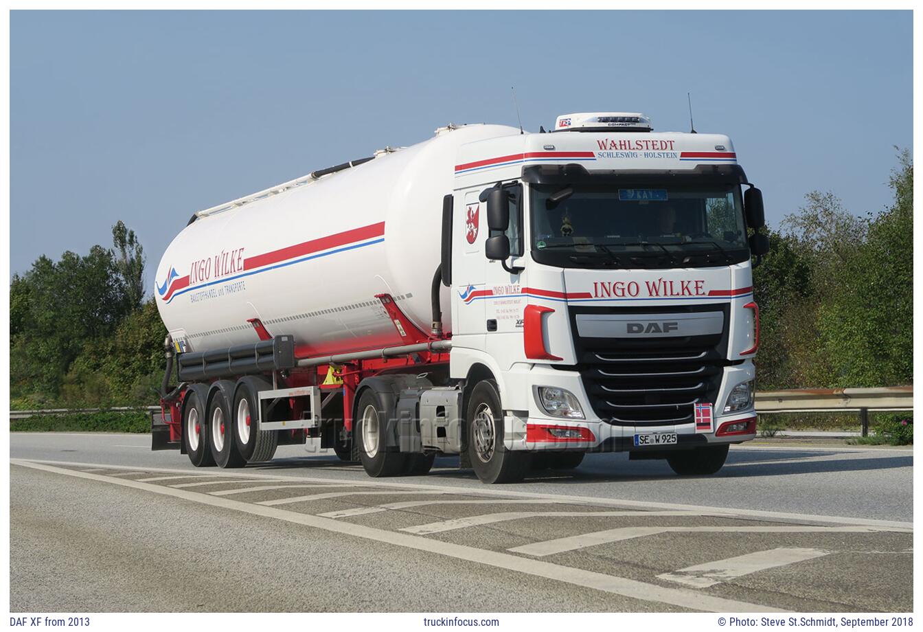 DAF XF from 2013 Photo September 2018