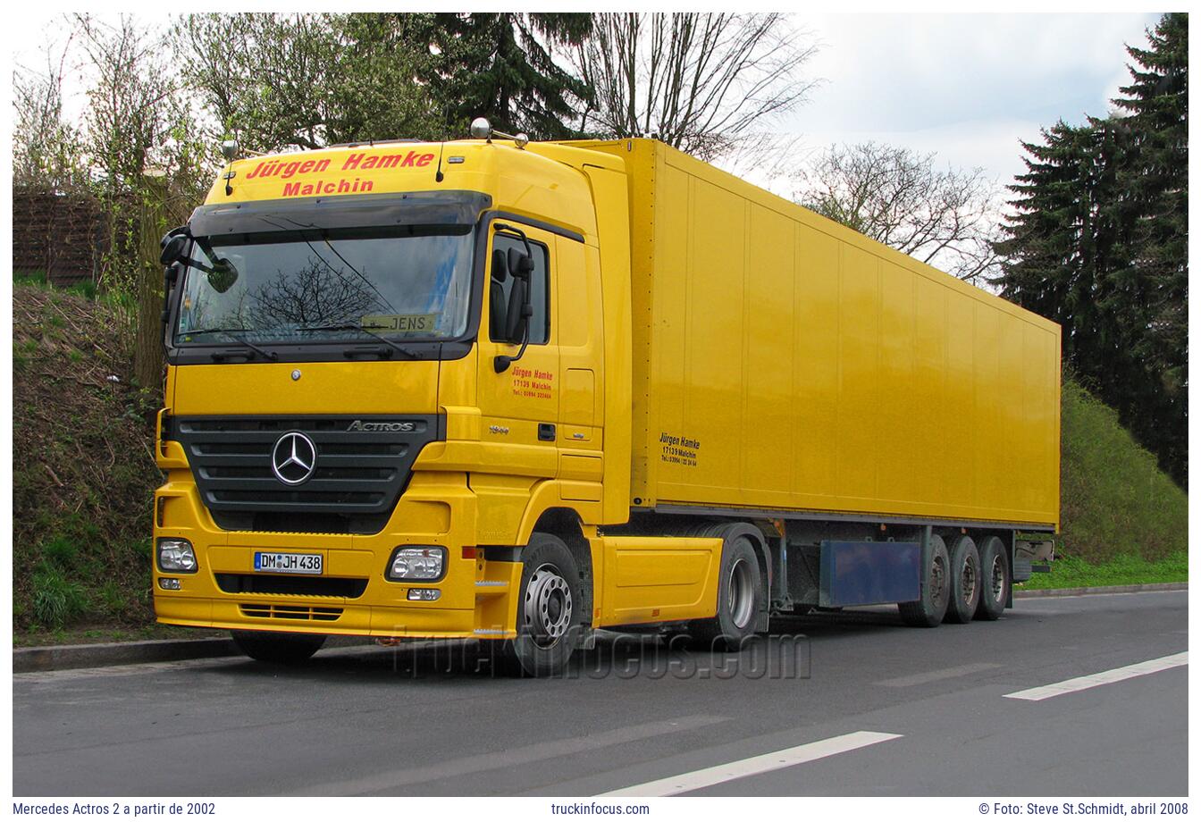 Mercedes Actros 2 a partir de 2002 Foto abril 2008