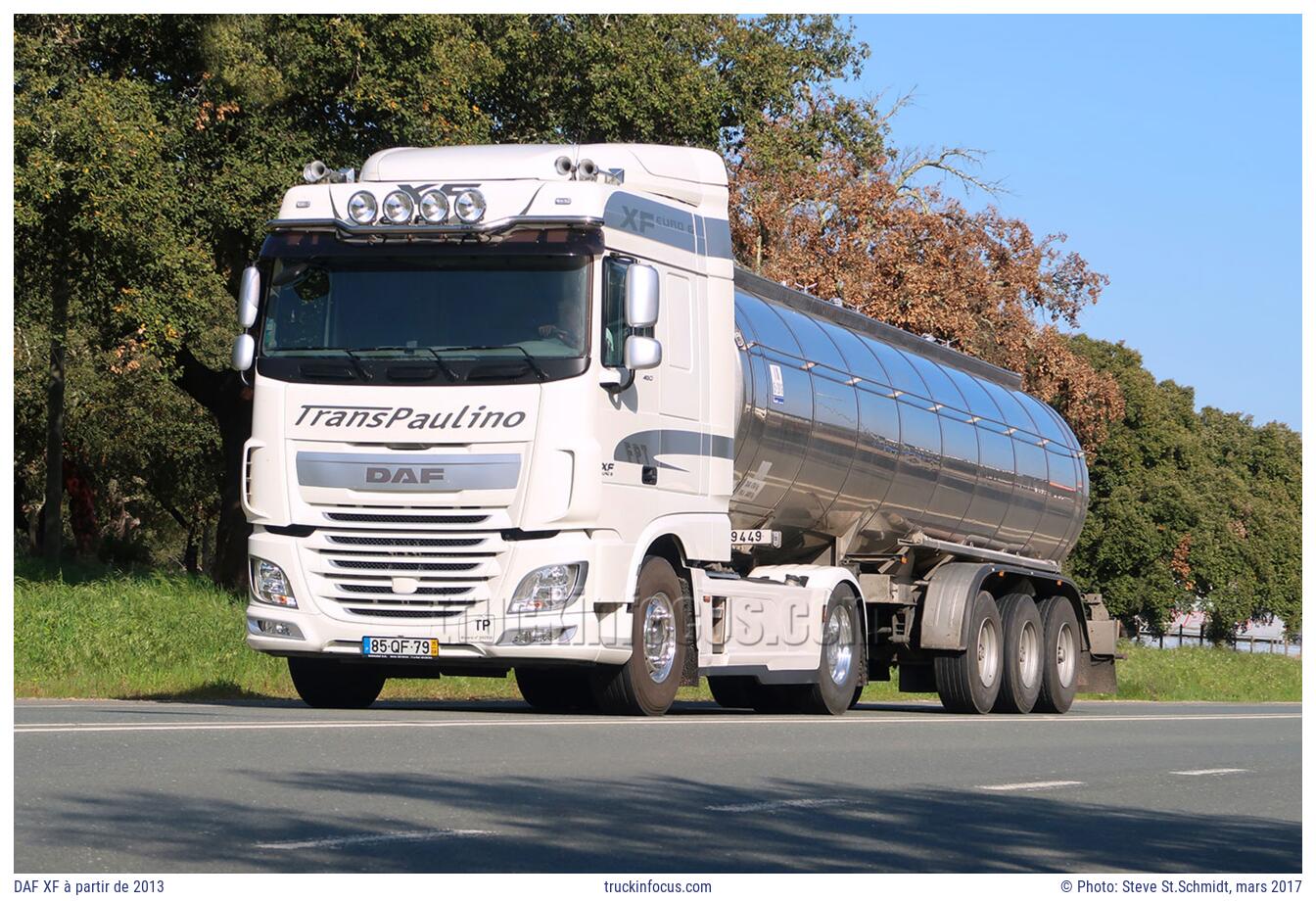 DAF XF à partir de 2013 Photo mars 2017