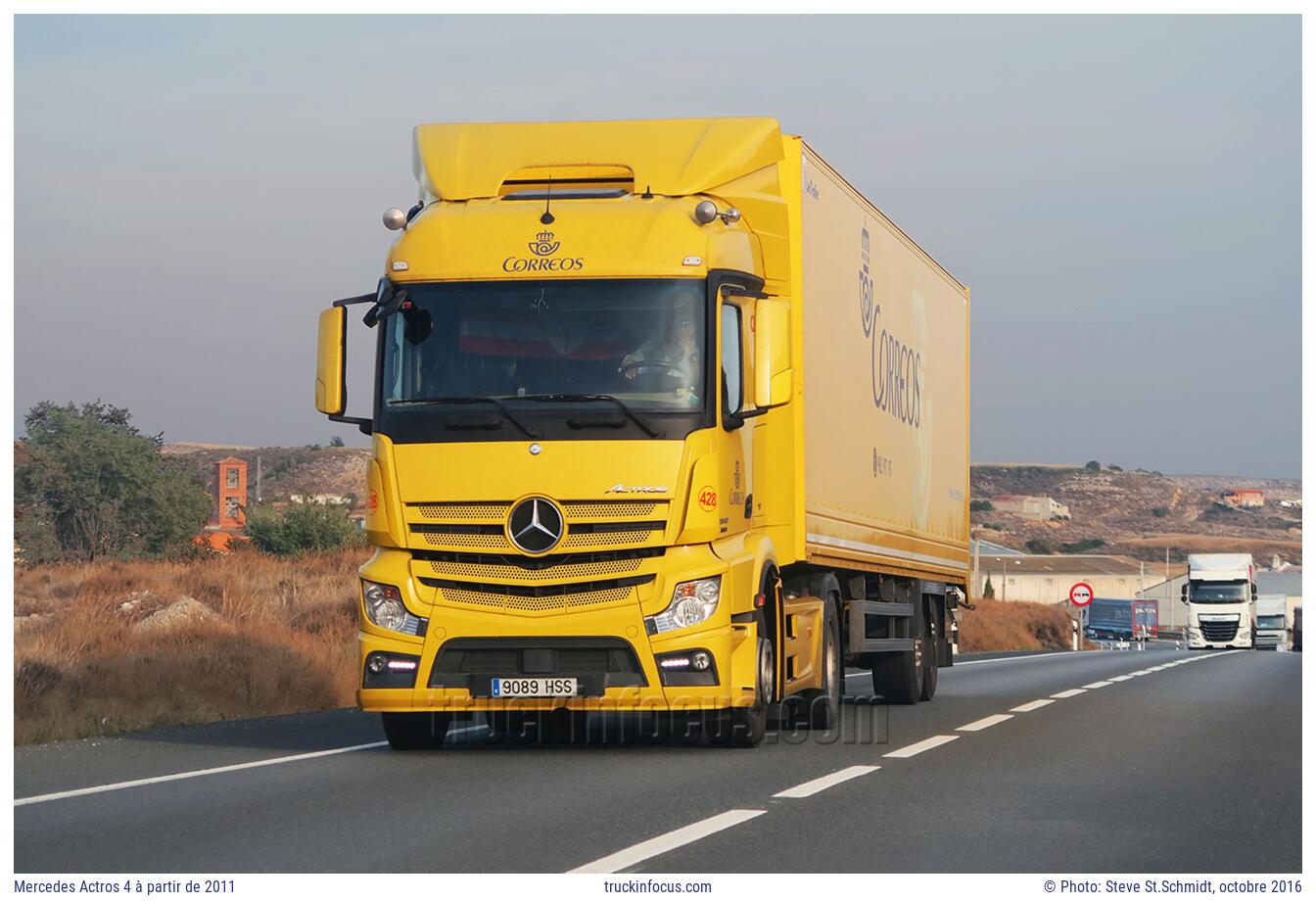 Mercedes Actros 4 à partir de 2011 Photo octobre 2016