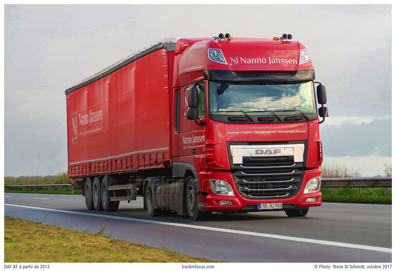 DAF XF à partir de 2013 Photo octobre 2017