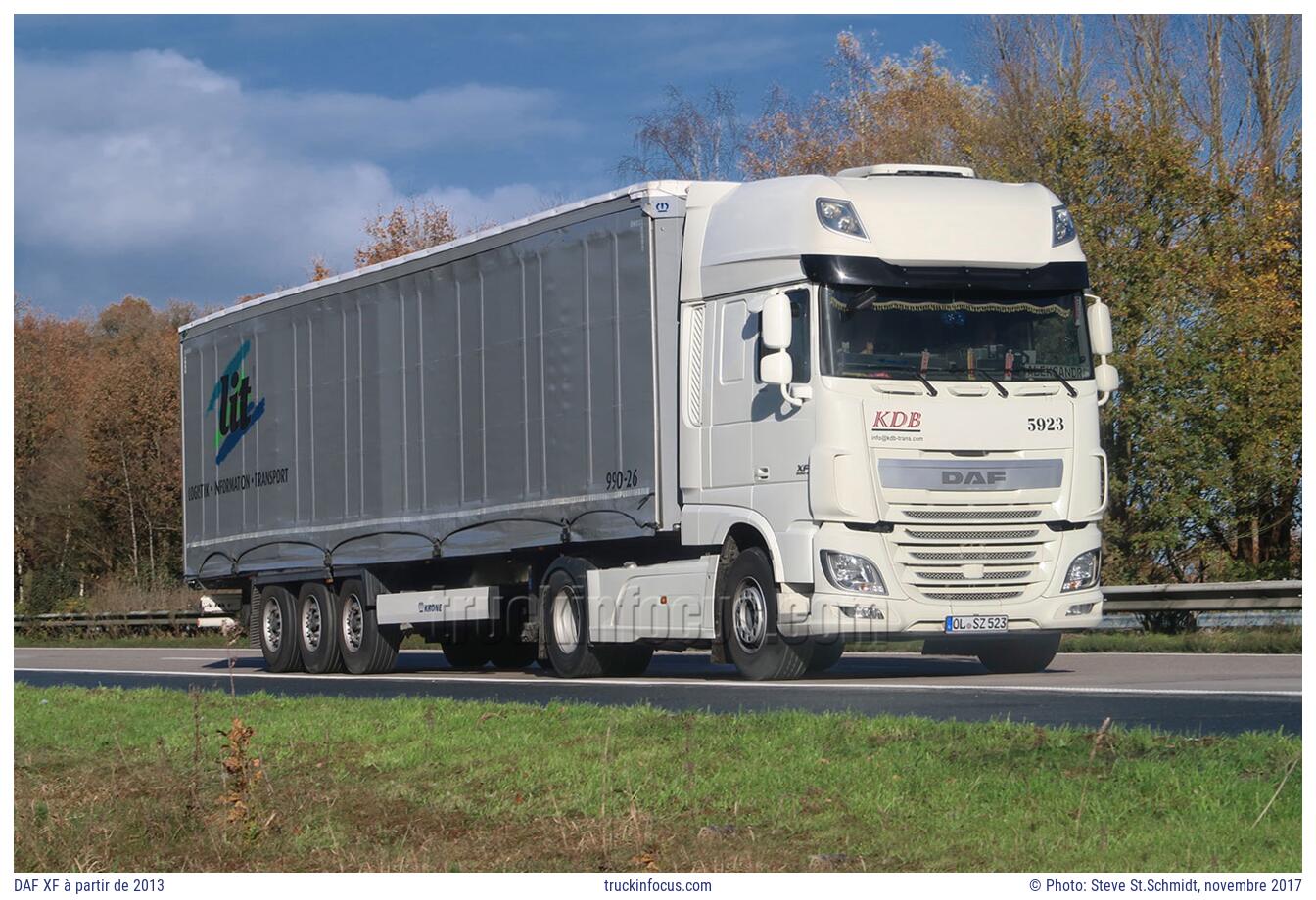 DAF XF à partir de 2013 Photo novembre 2017