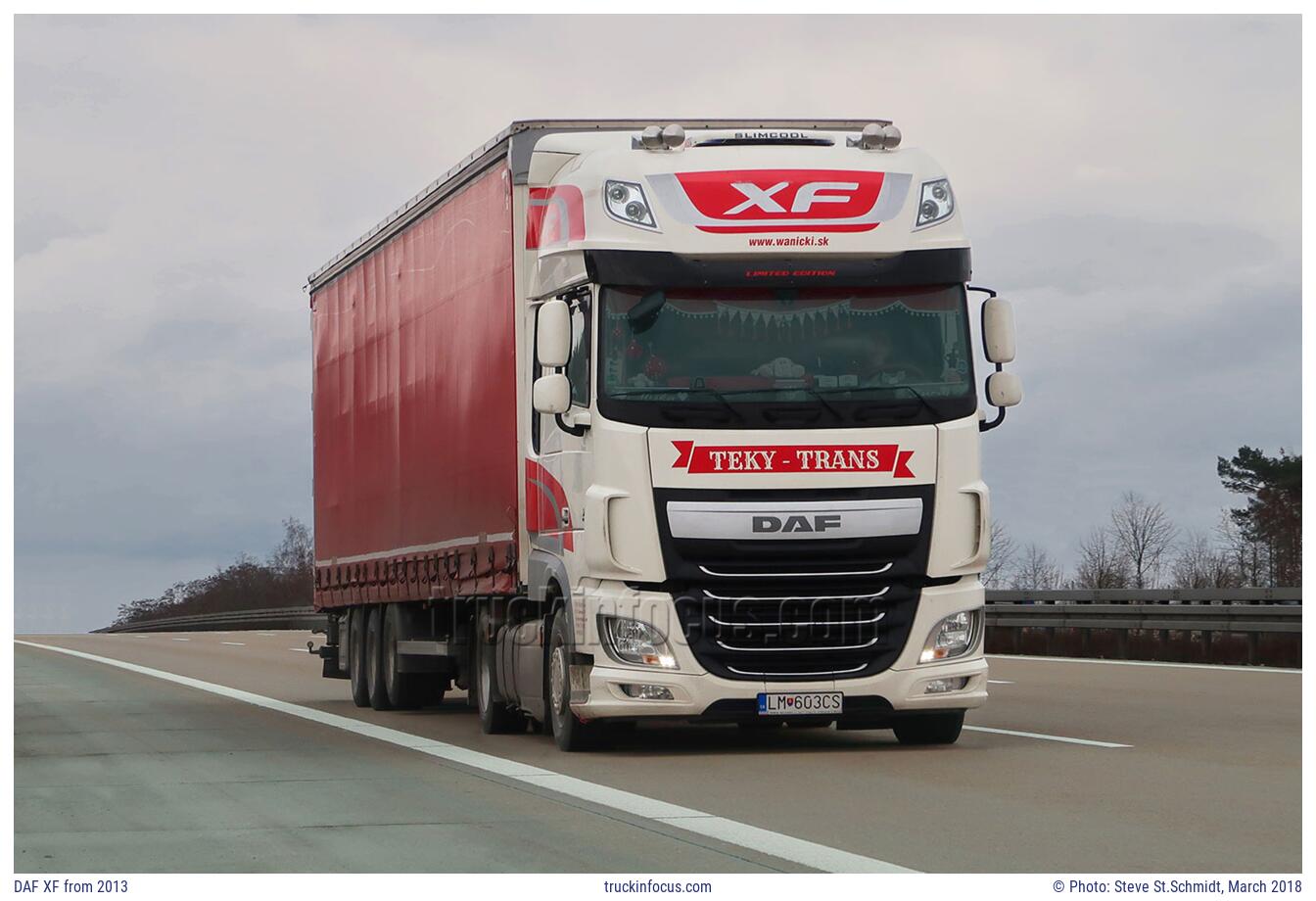 DAF XF from 2013 Photo March 2018