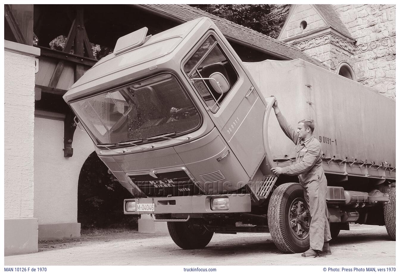 MAN 10126 F de 1970 Photo vers 1970
