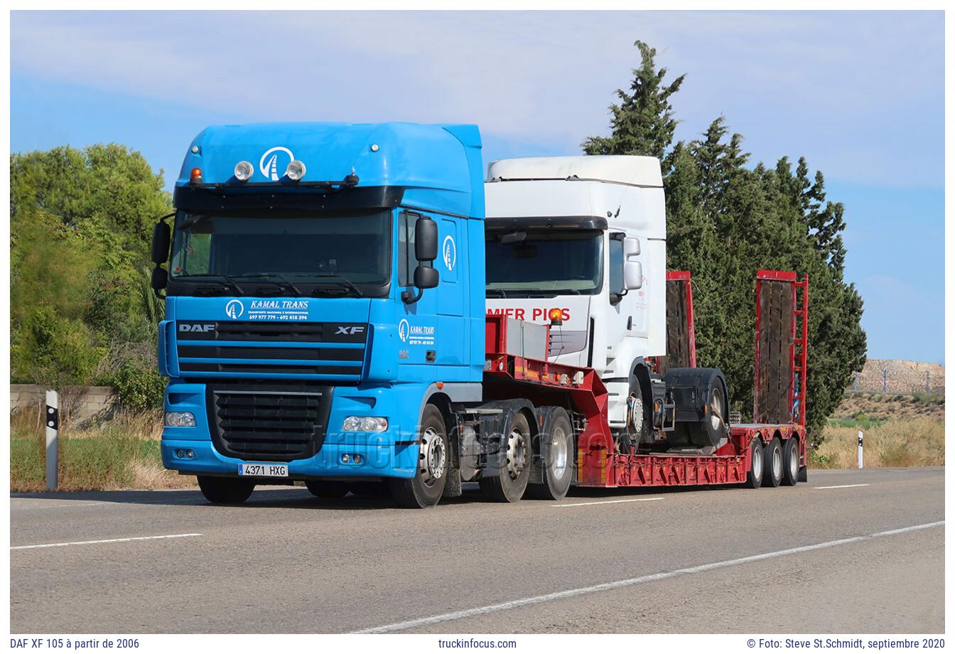 DAF XF 105 à partir de 2006 Foto septiembre 2020