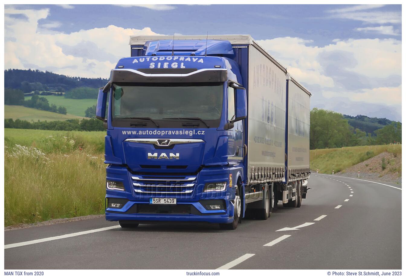 MAN TGX from 2020 Photo June 2023