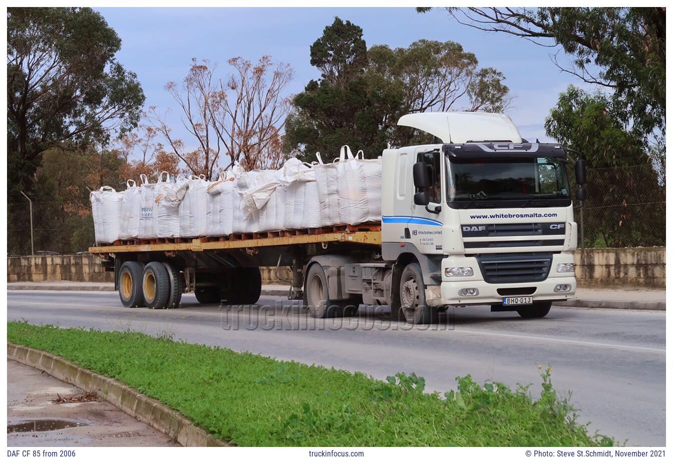 DAF CF 85 from 2006 Photo November 2021