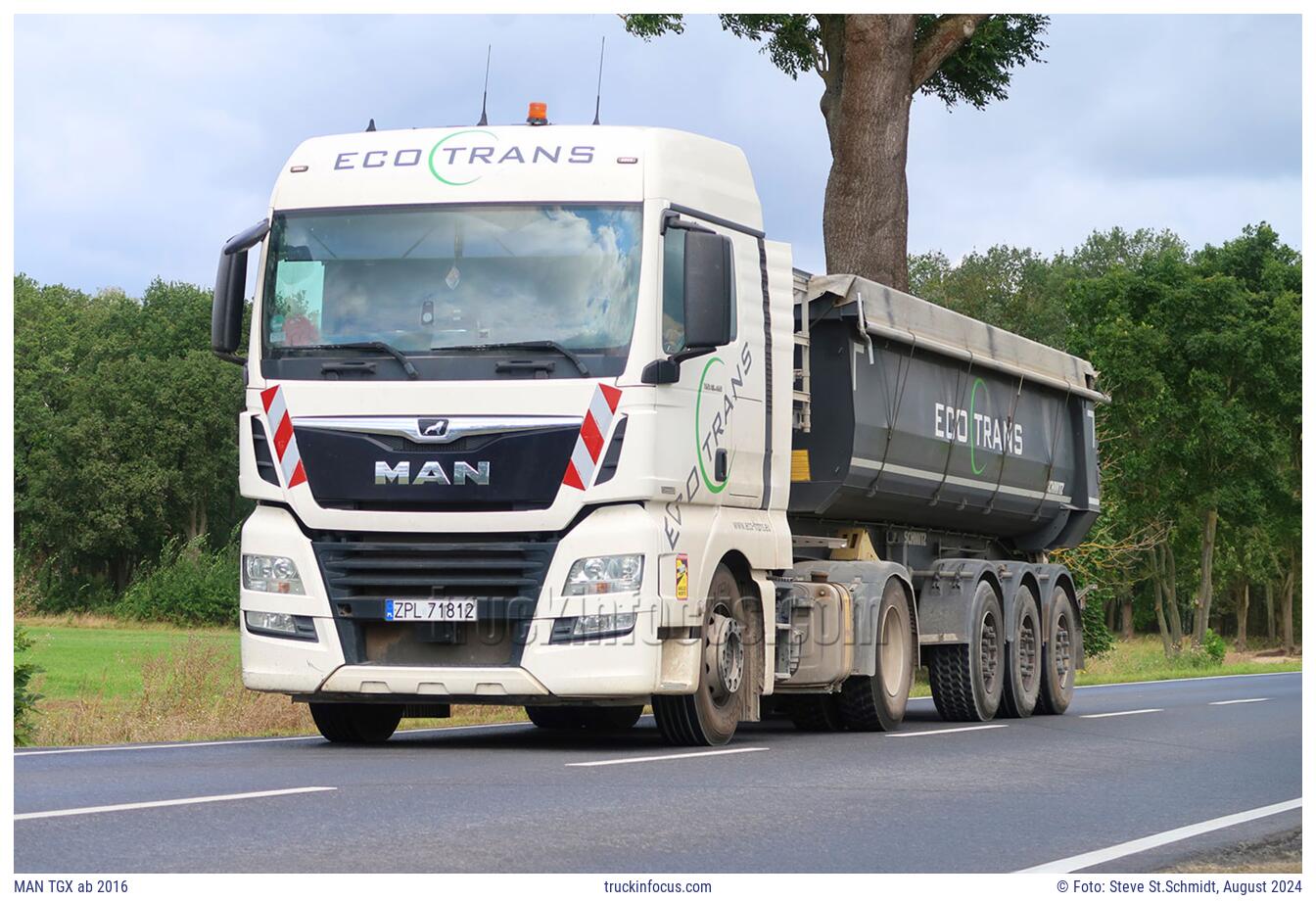 MAN TGX ab 2016 Foto August 2024