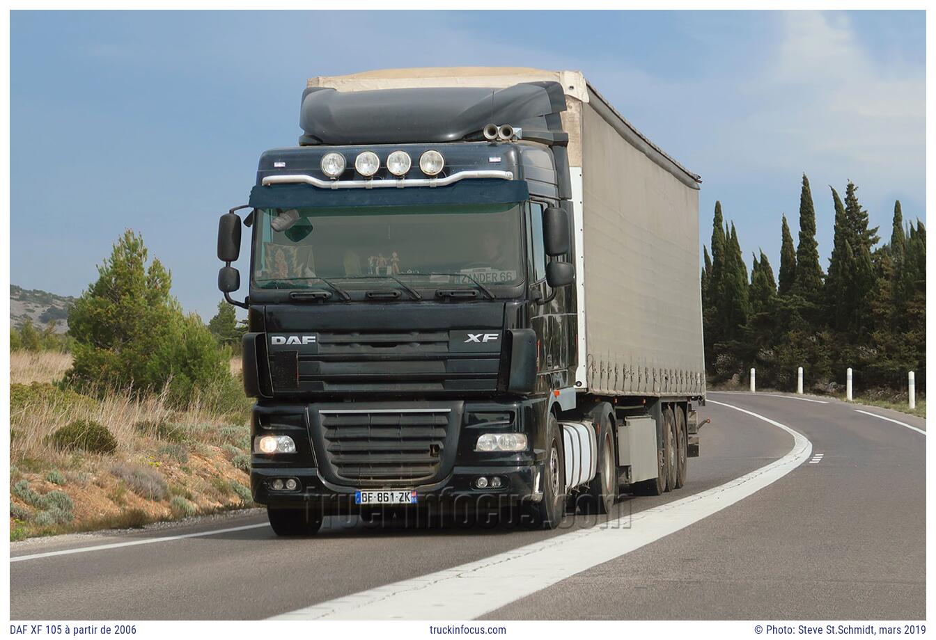 DAF XF 105 à partir de 2006 Photo mars 2019