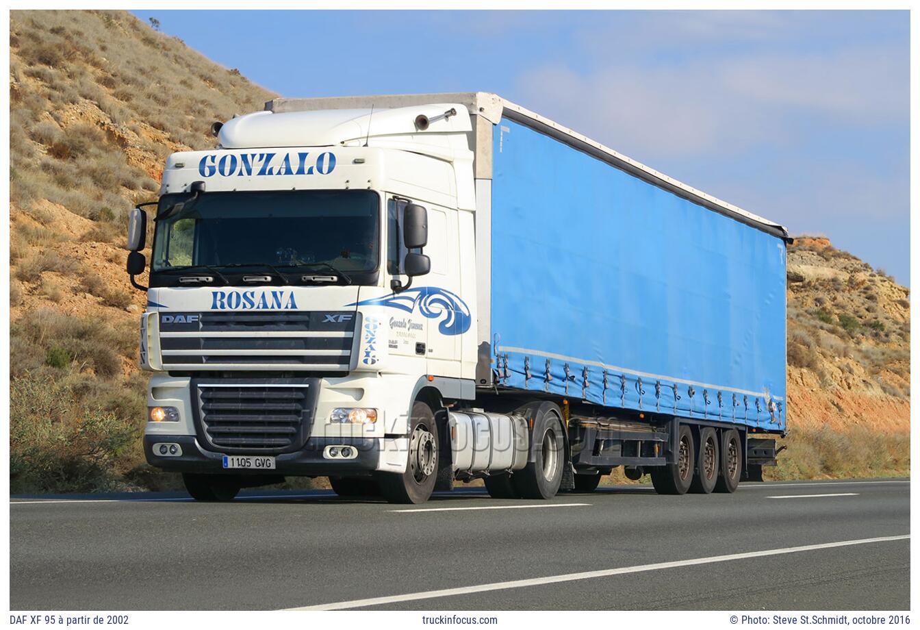 DAF XF 95 à partir de 2002 Photo octobre 2016