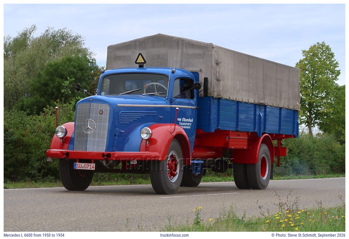 Mercedes L 6600 from 1950 to 1954 Photo September 2026