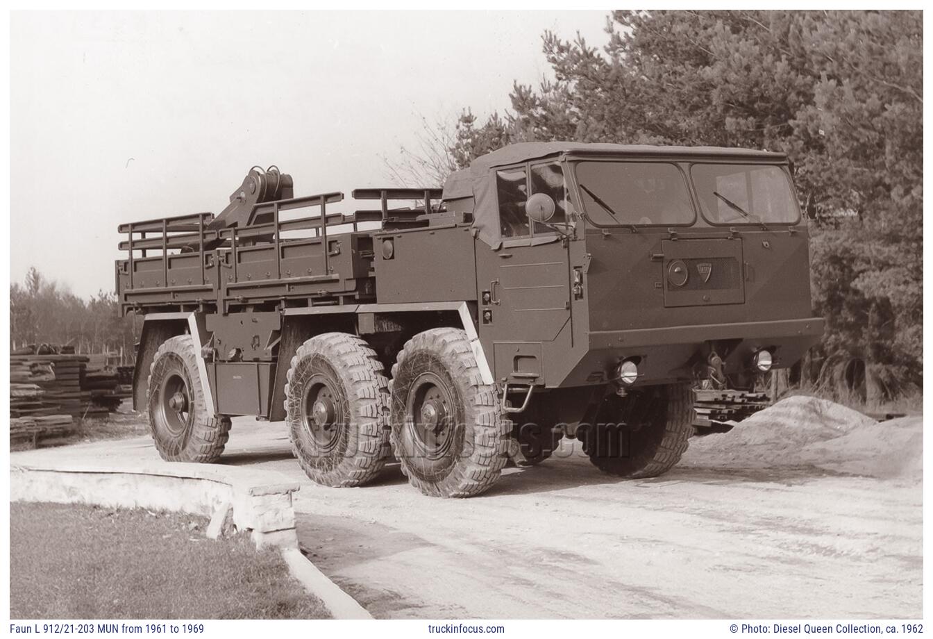 Faun L 912/21-203 MUN from 1961 to 1969 Photo ca. 1962