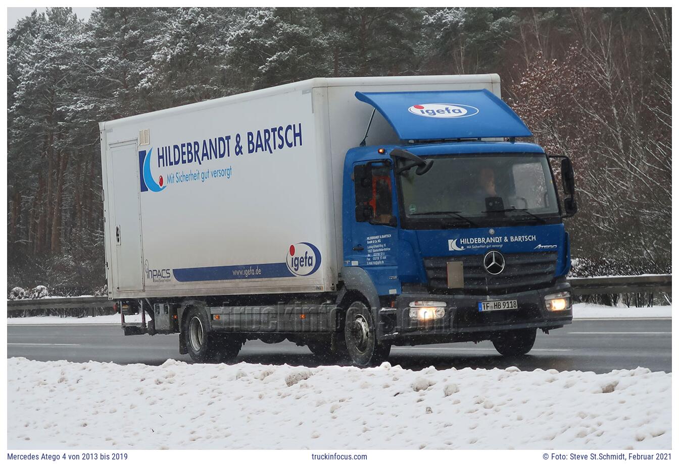 Mercedes Atego 4 von 2013 bis 2019 Foto Februar 2021