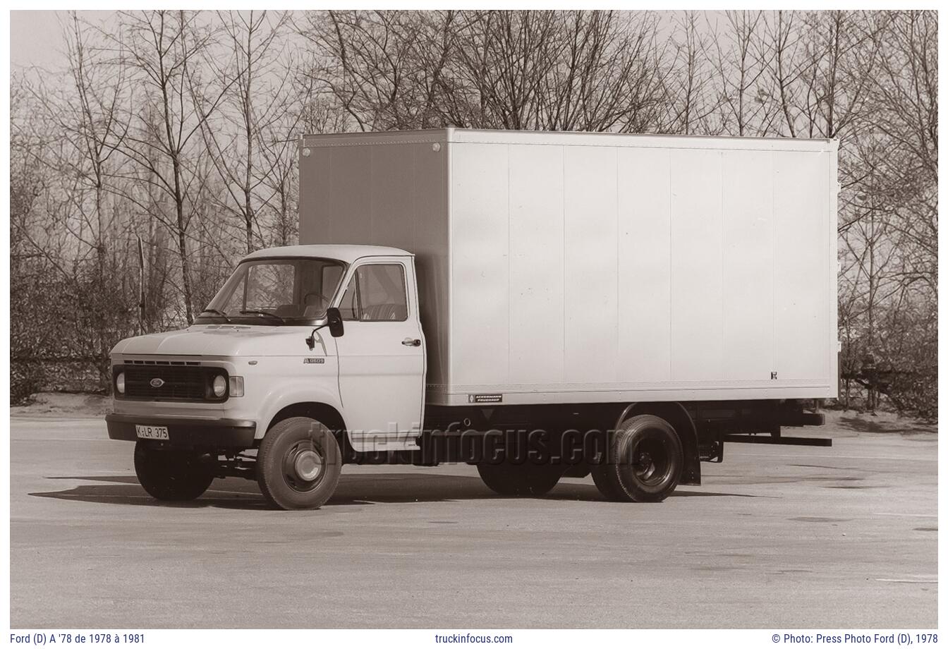 Ford (D) A '78 de 1978 à 1981 Photo 1978