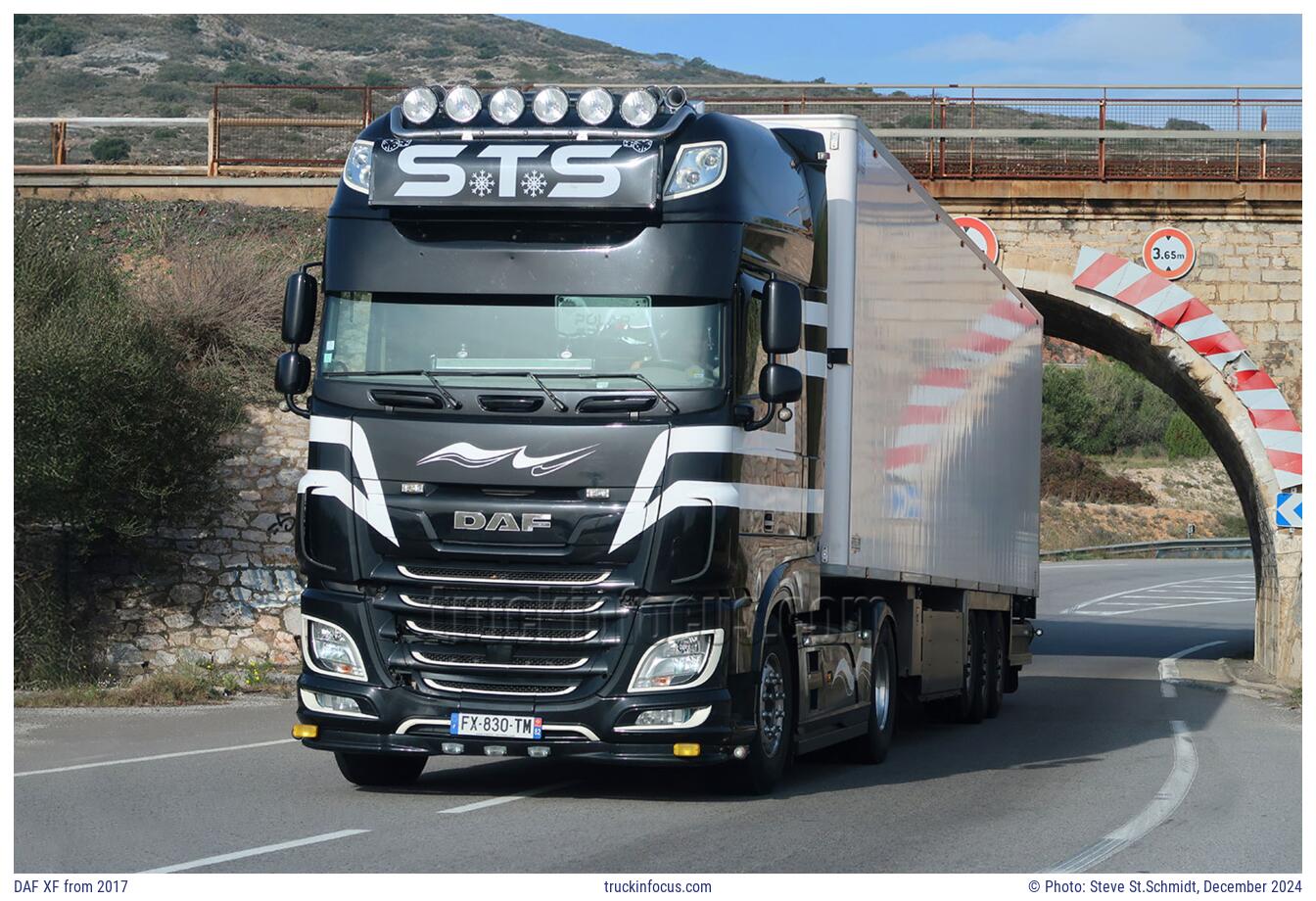 DAF XF from 2017 Photo December 2024