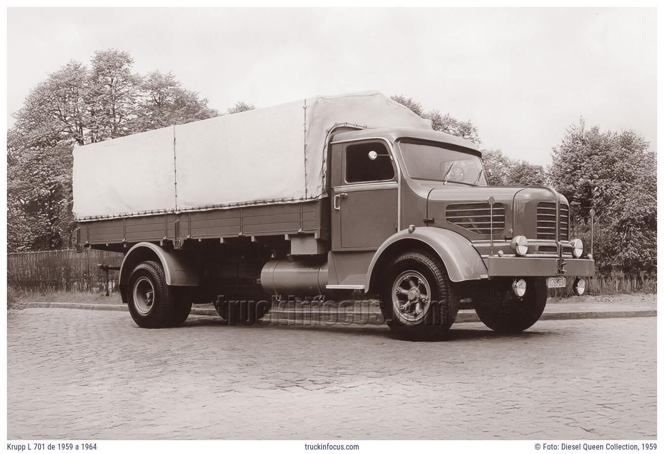 Krupp L 701 de 1959 a 1964 Foto 1959