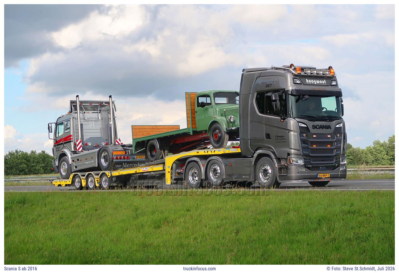 Scania S ab 2016 Foto Juli 2026