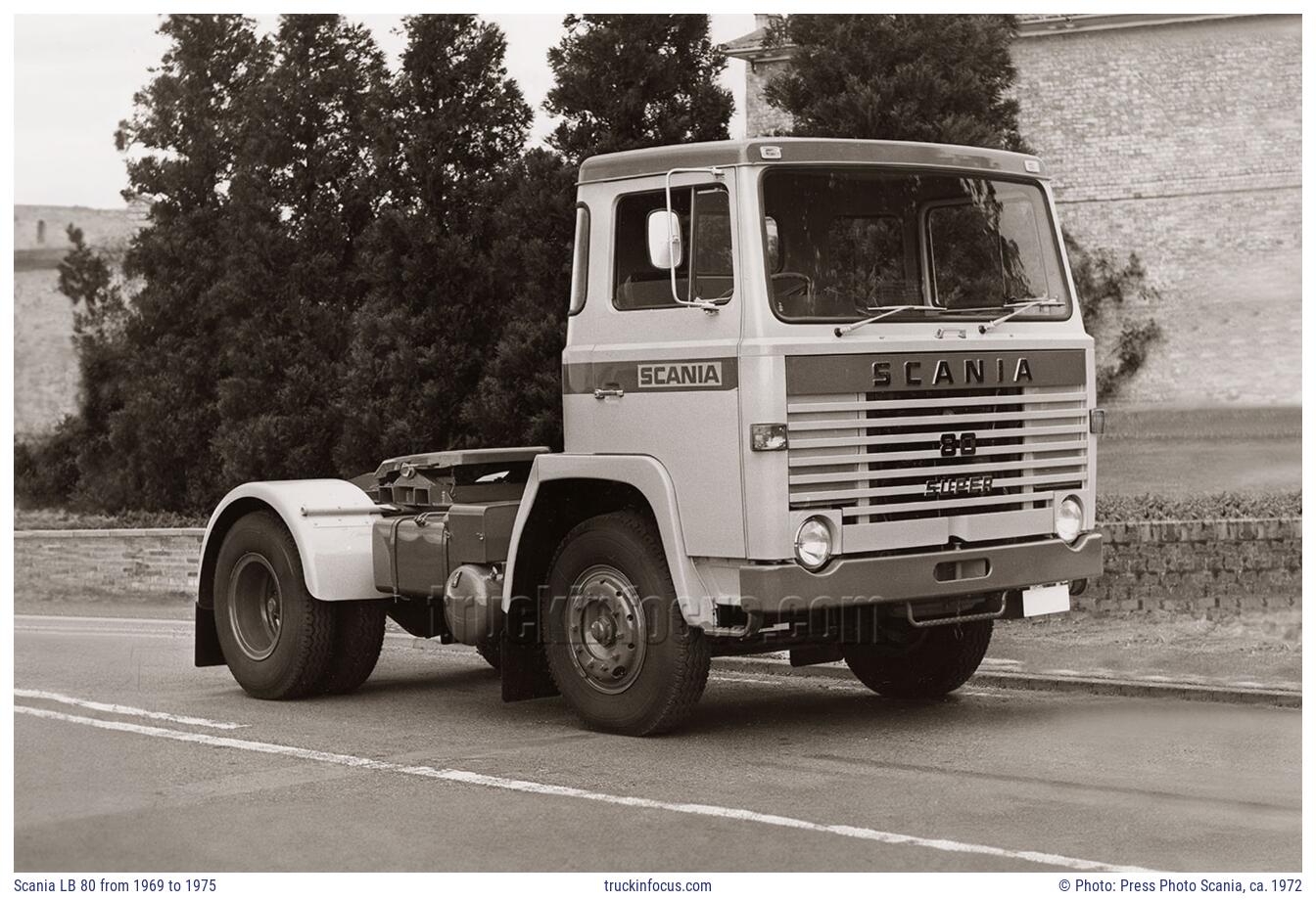 Scania LB 80 from 1969 to 1975 Photo ca. 1972