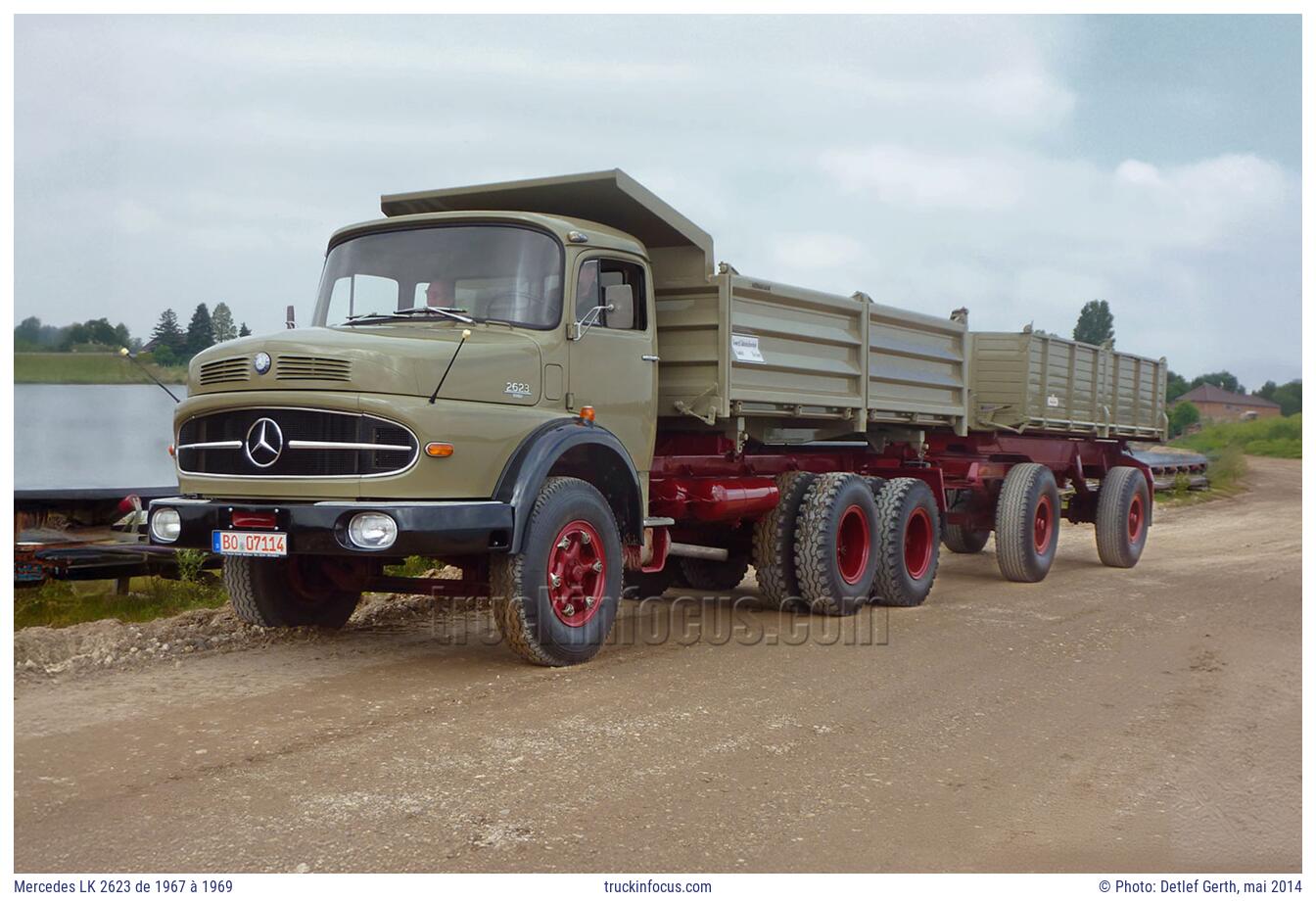 Mercedes LK 2623 de 1967 à 1969 Photo mai 2014