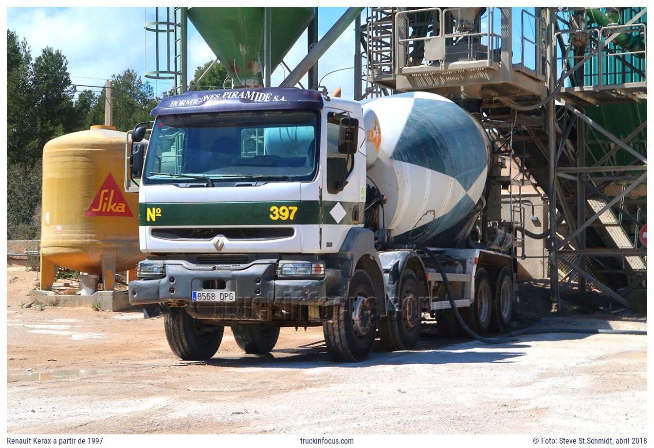 Renault Kerax a partir de 1997 Foto abril 2018