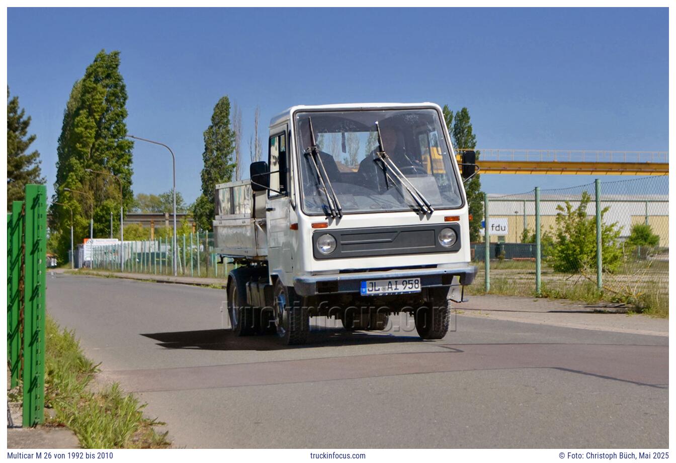 Multicar M 26 von 1992 bis 2010 Foto Mai 2025