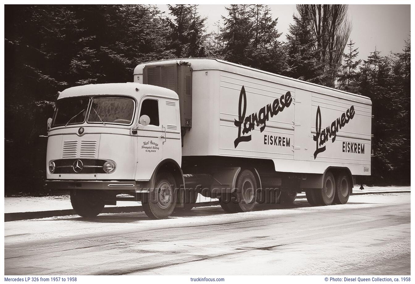 Mercedes LP 326 from 1957 to 1958 Photo ca. 1958