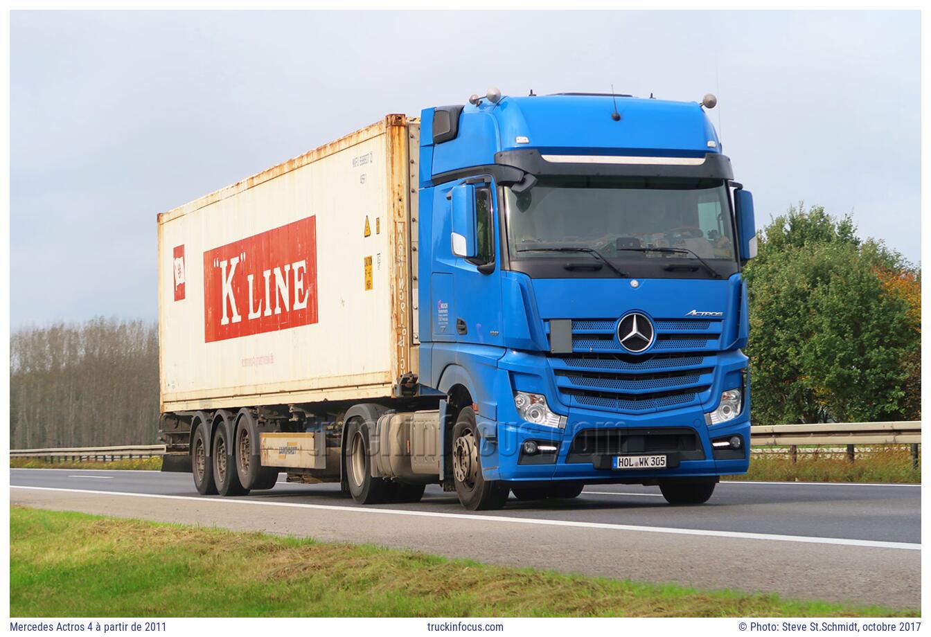 Mercedes Actros 4 à partir de 2011 Photo octobre 2017