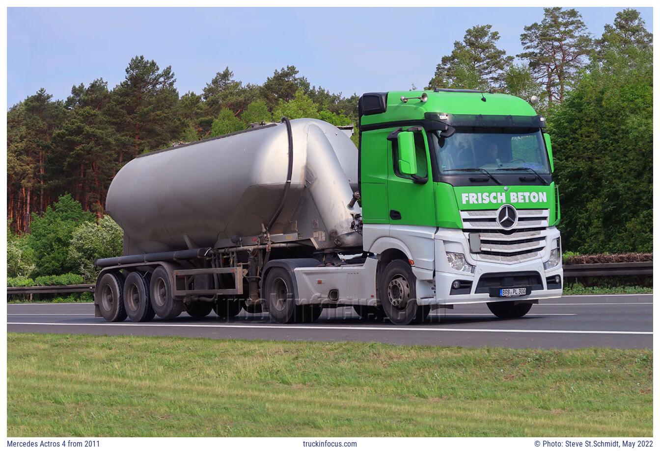 Mercedes Actros 4 from 2011 Photo May 2022