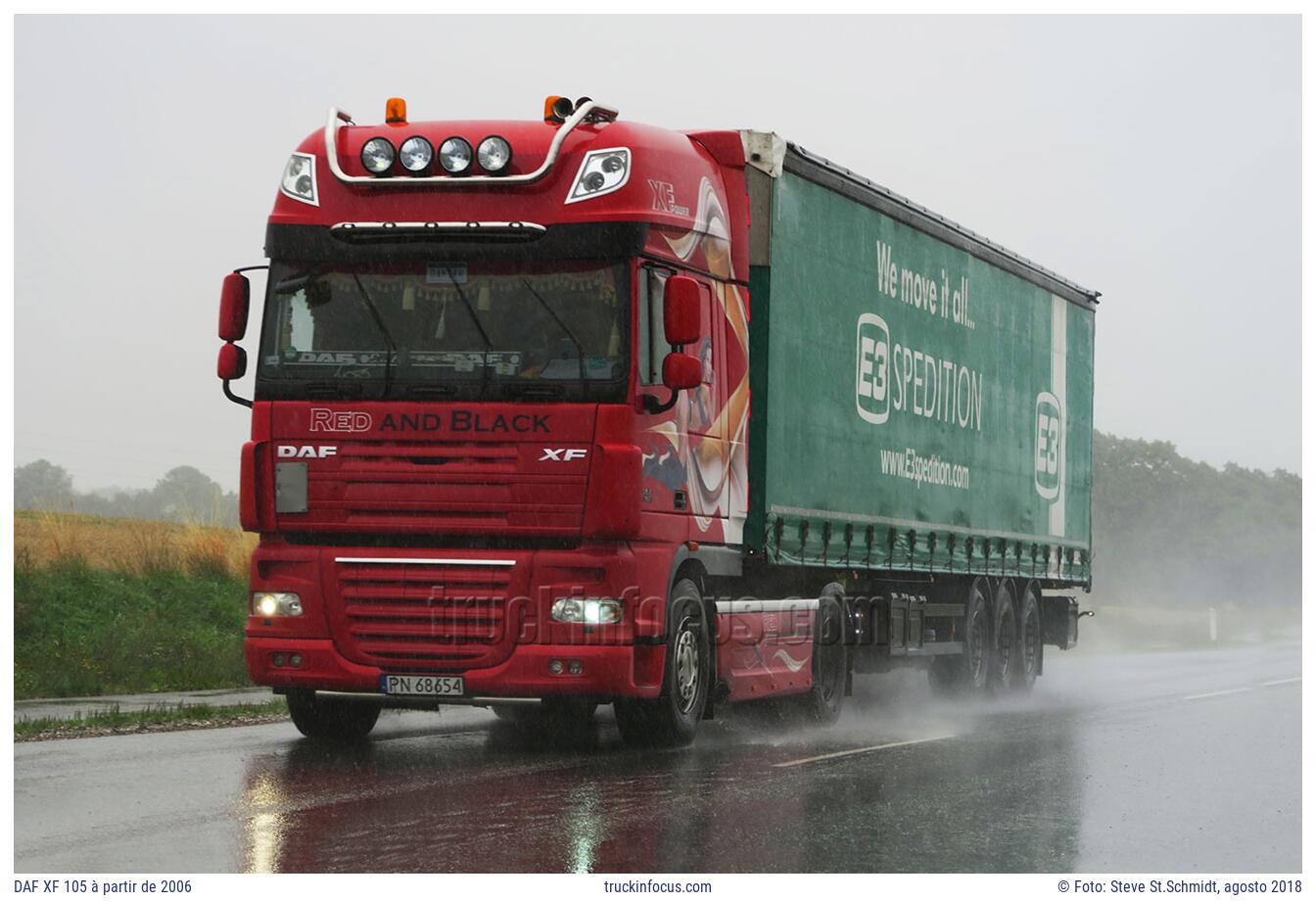 DAF XF 105 à partir de 2006 Foto agosto 2018