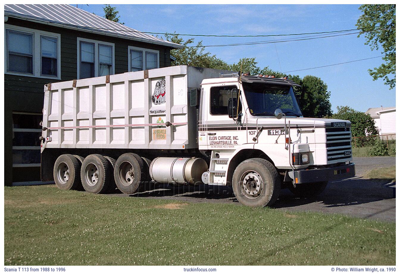 Scania T 113 from 1988 to 1996 Photo ca. 1990