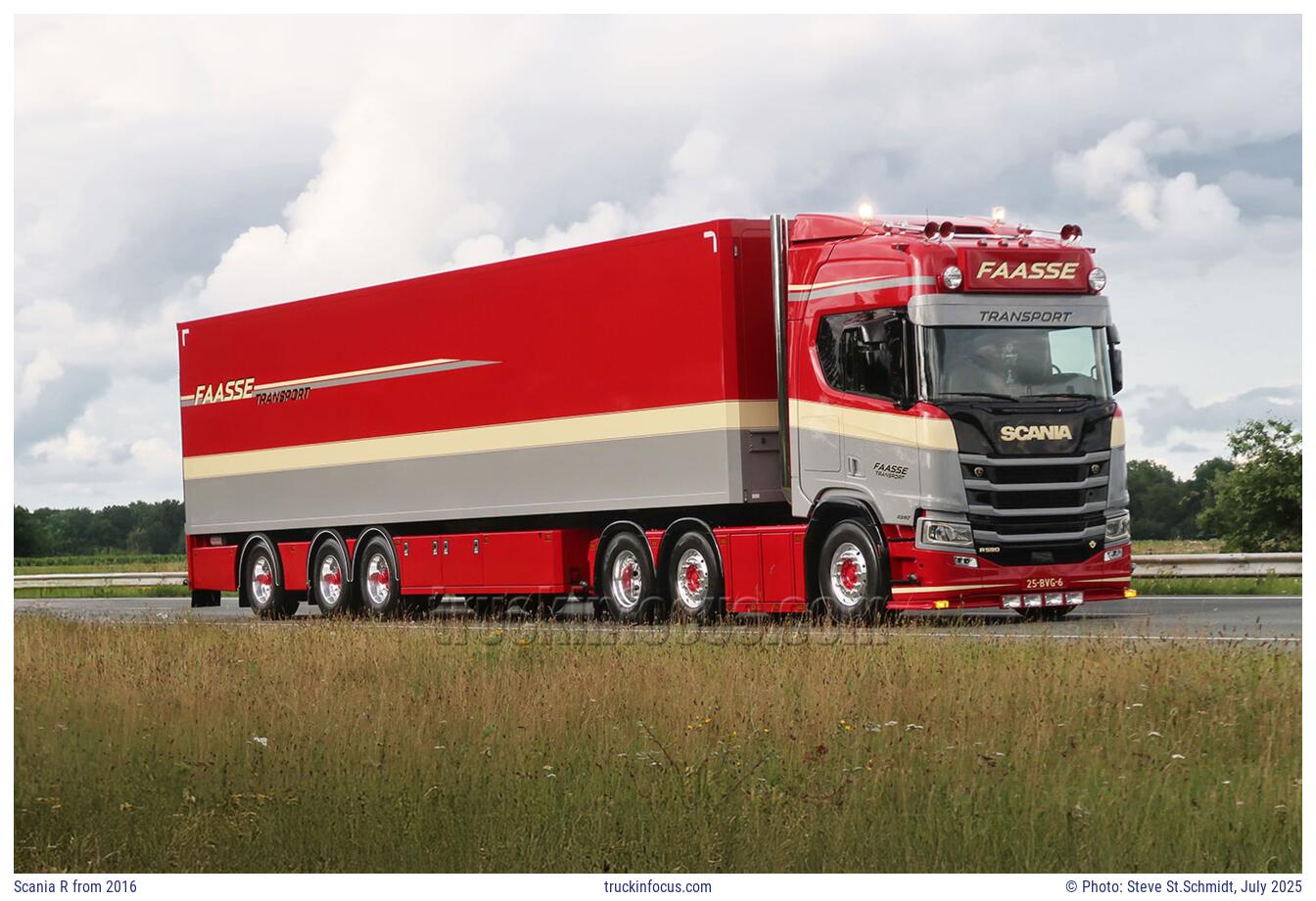 Scania R from 2016 Photo July 2025