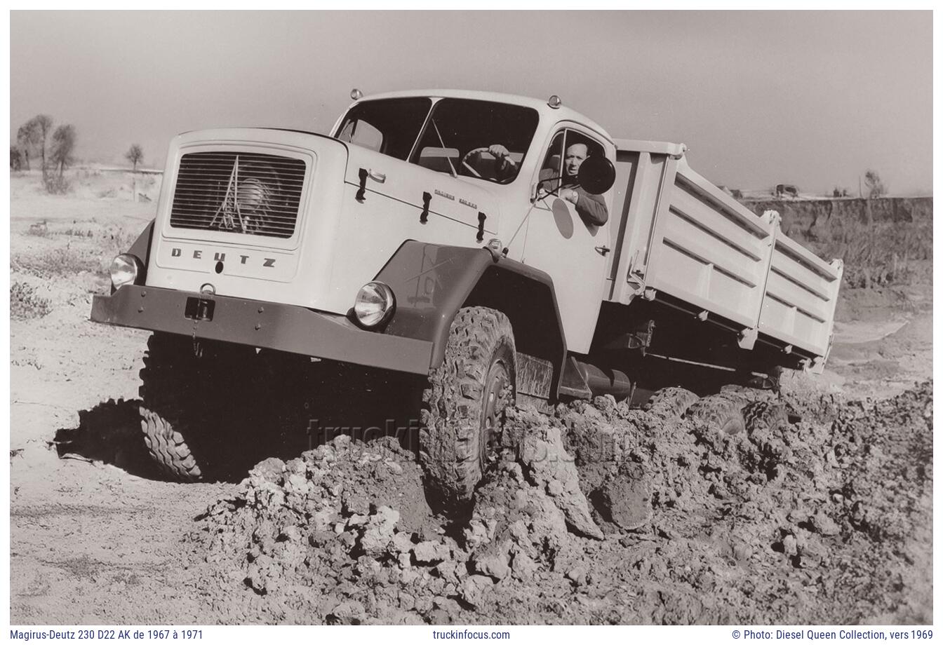 Magirus-Deutz 230 D22 AK de 1967 à 1971 Photo vers 1969
