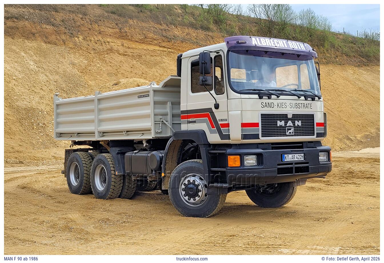 MAN F 90 ab 1986 Foto April 2026