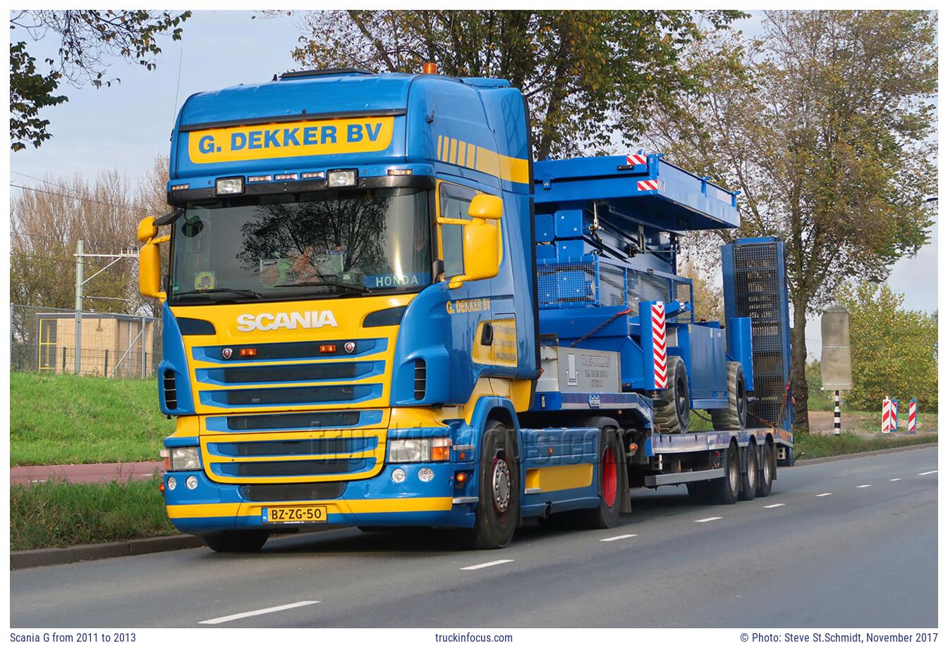 Scania G from 2011 to 2013 Photo November 2017