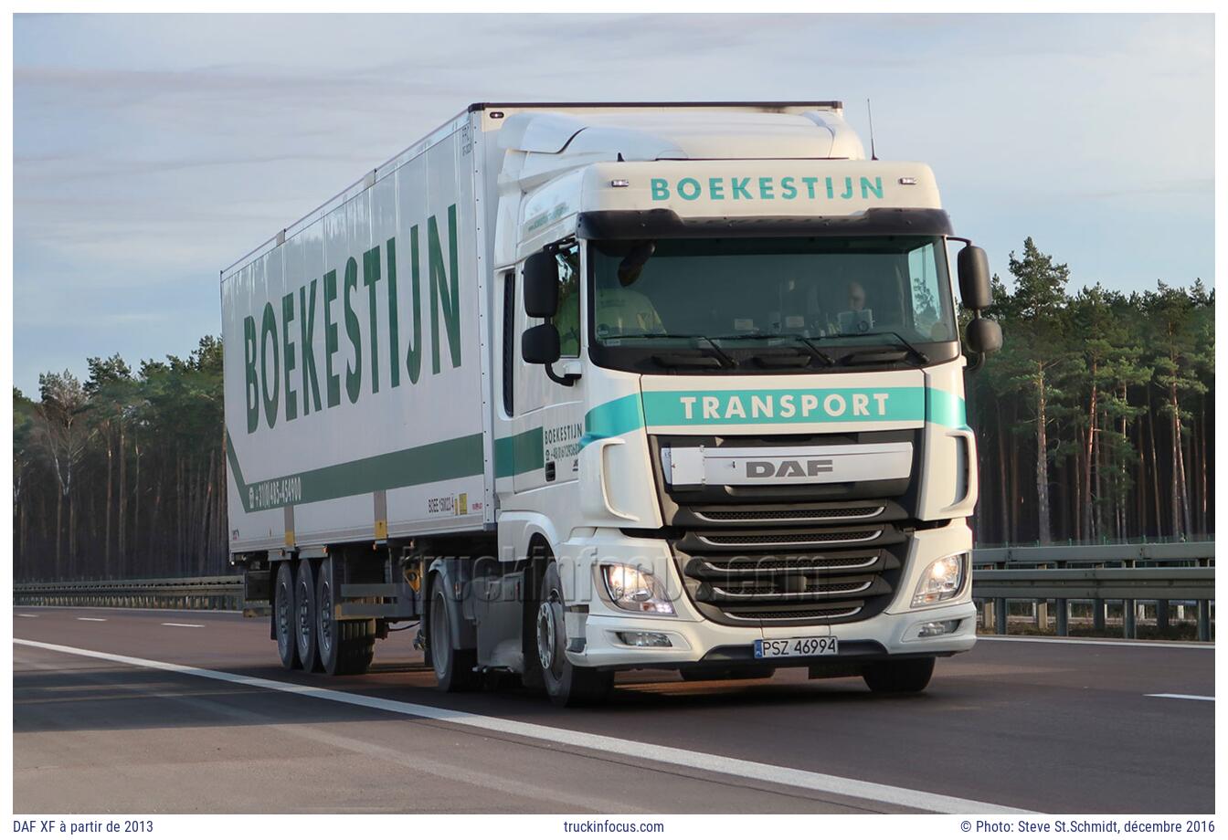 DAF XF à partir de 2013 Photo décembre 2016