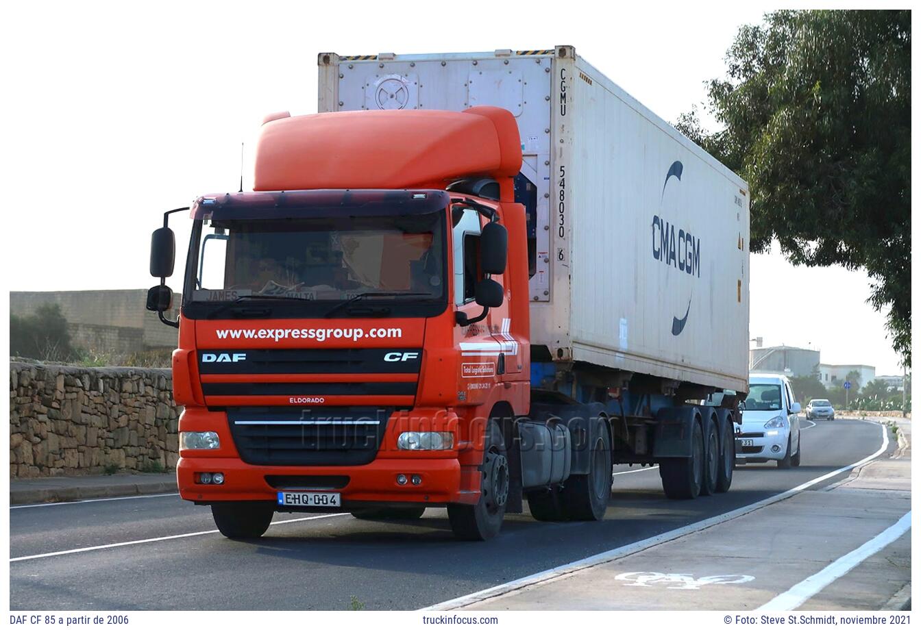 DAF CF 85 a partir de 2006 Foto noviembre 2021