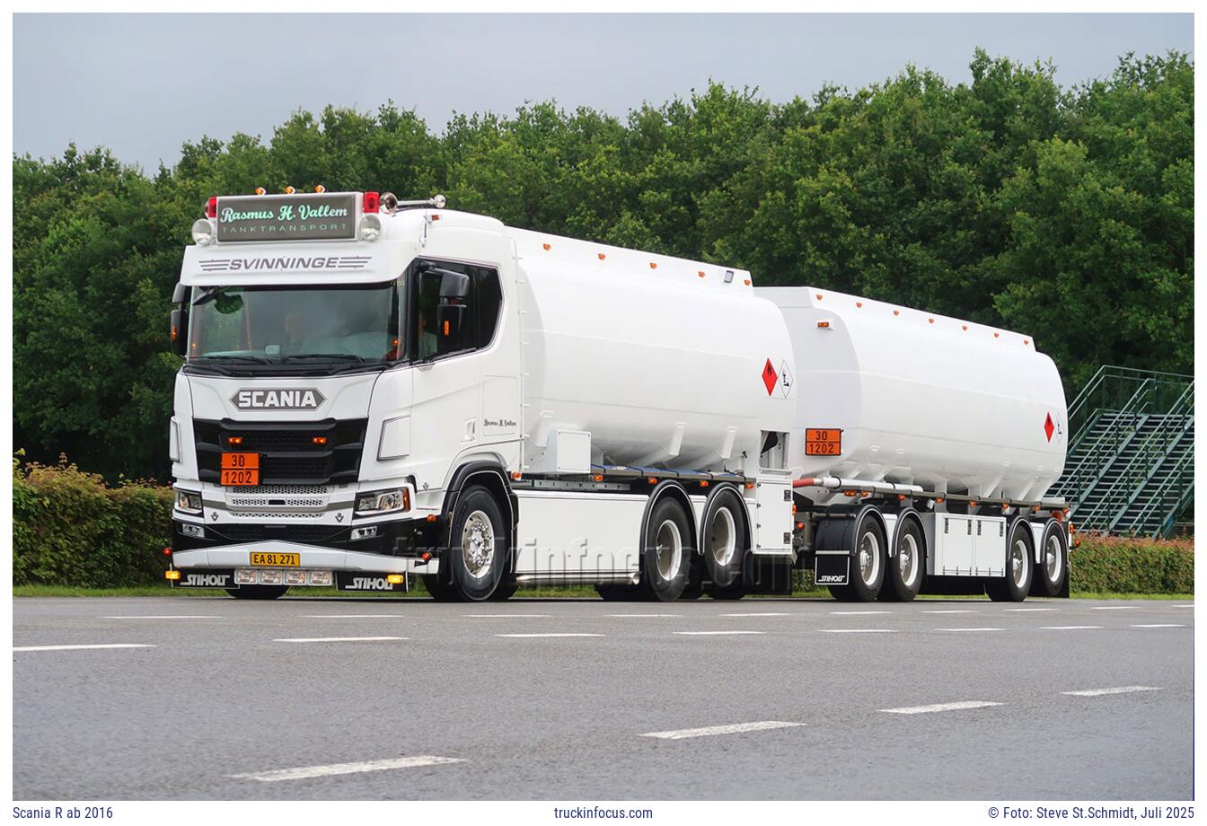 Scania R ab 2016 Foto Juli 2025
