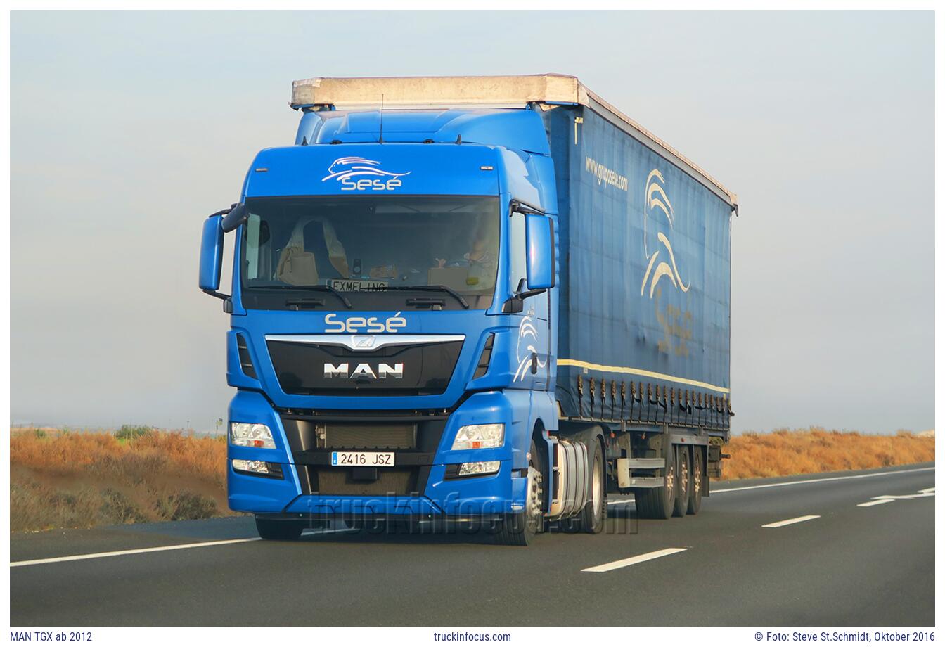 MAN TGX ab 2012 Foto Oktober 2016