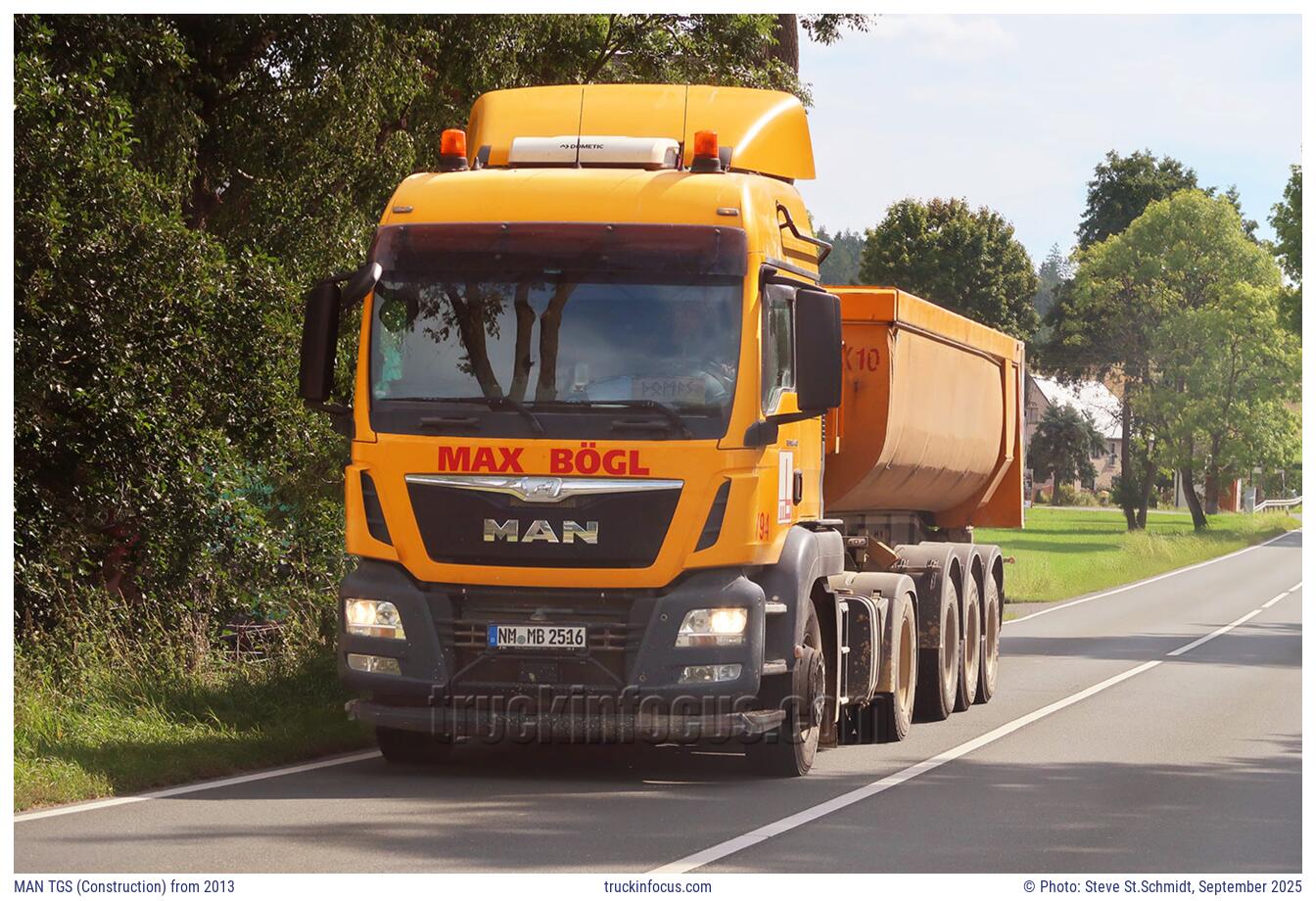 MAN TGS (Construction) from 2013 Photo September 2025