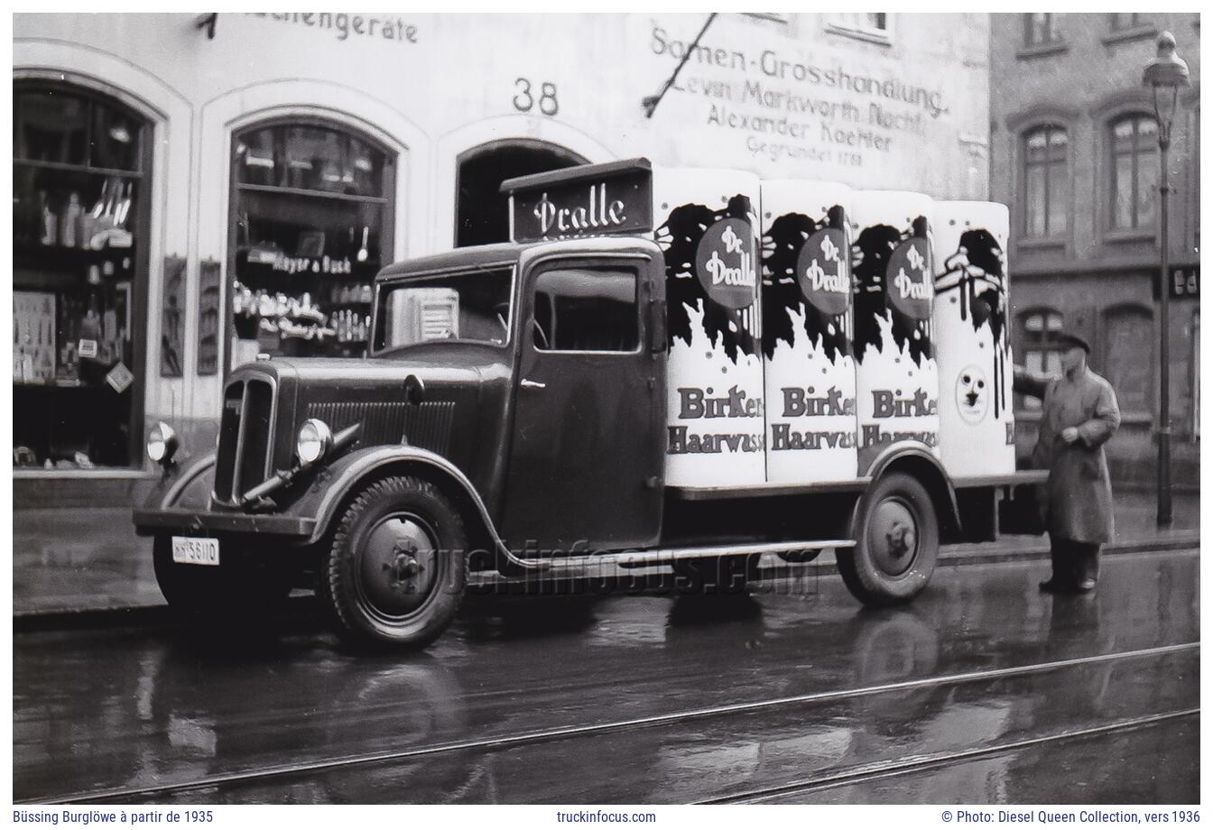 Büssing Burglöwe à partir de 1935 Photo vers 1936