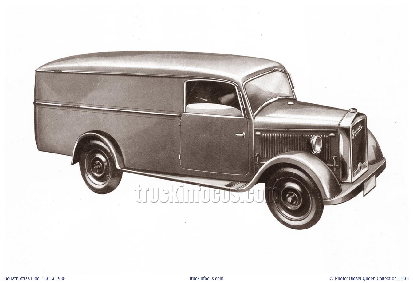 Goliath Atlas II de 1935 à 1938 Photo 1935