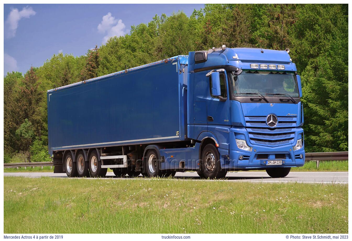 Mercedes Actros 4 à partir de 2019 Photo mai 2023