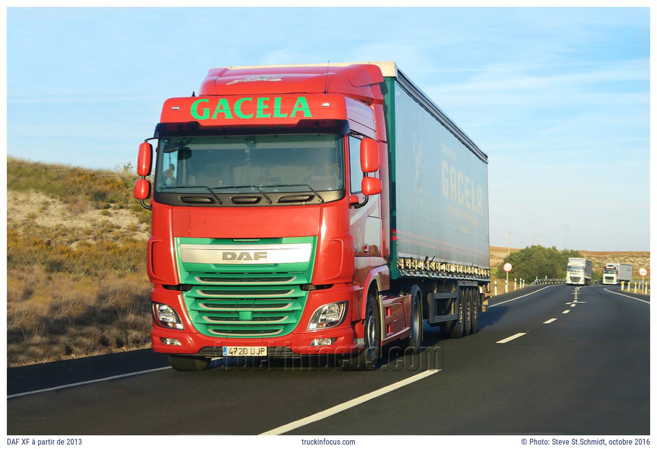 DAF XF à partir de 2013 Photo octobre 2016